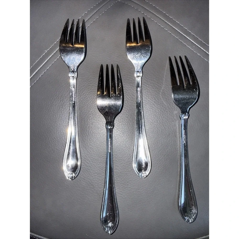 Lenox Chandelle 18/10 Stainless Steel Flatware Set  Of  Four 7